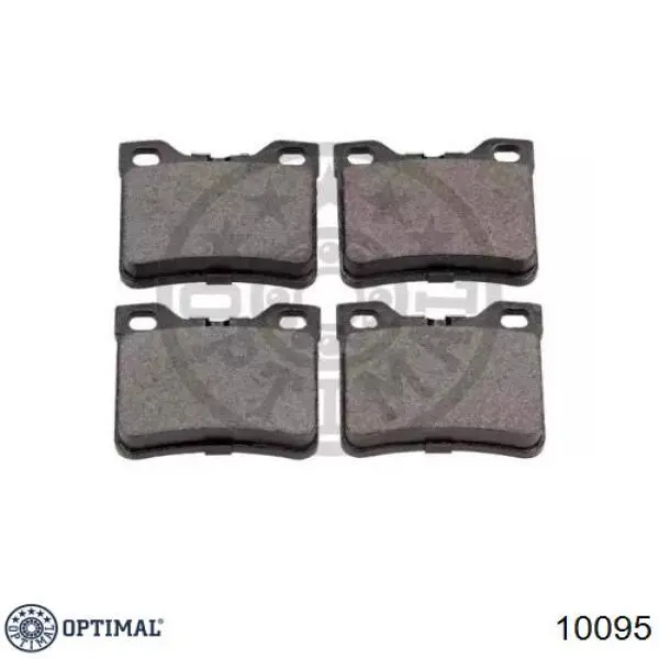 Задние тормозные колодки 10095 Optimal