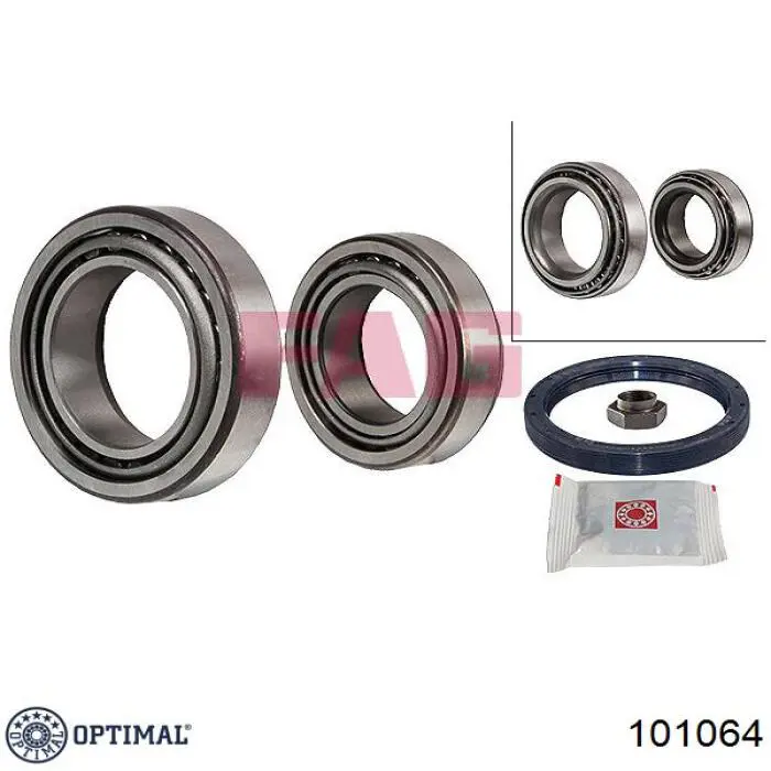 Купить 101064 Optimal Подшипник передней ступицы