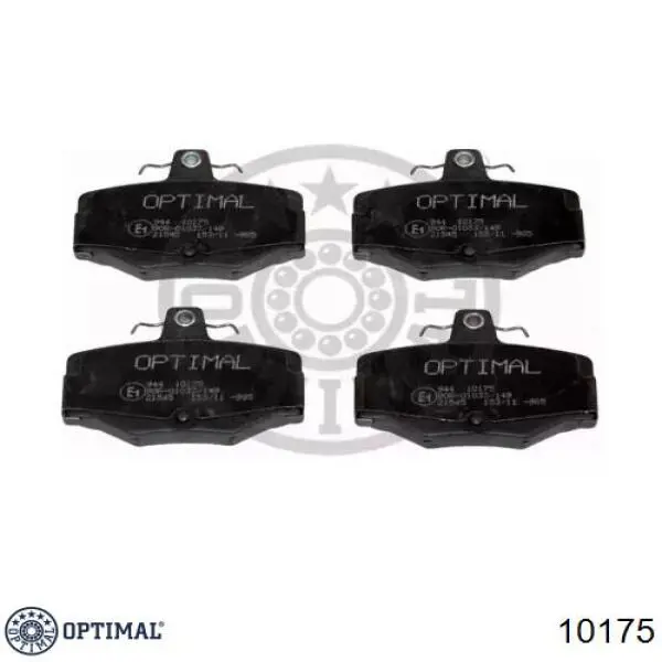 Купить 10175 Optimal Колодки тормозные задние, дисковые