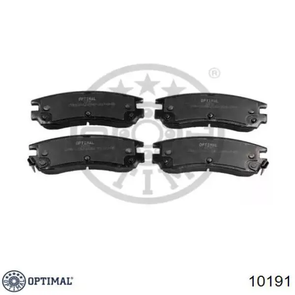 Купить 10191 Optimal Колодки тормозные задние, дисковые