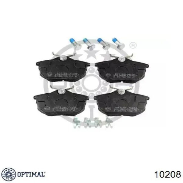 Колодки дисковые  Optimal 10208 цена, от 7.65 USD