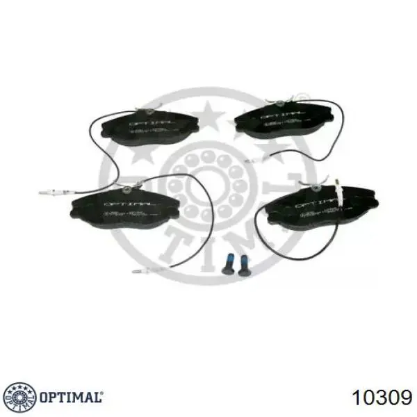 Купить 10309 Optimal Колодки тормозные