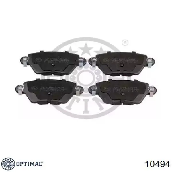 Купить 10494 Optimal Колодки тормозные задние, дисковые
