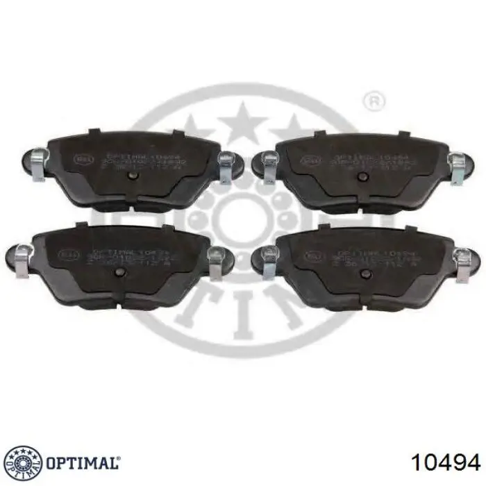 Задние тормозные колодки 10494 Optimal