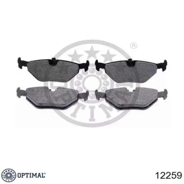 Купить 12259 Optimal Колодки тормозные задние, дисковые