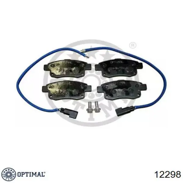 Задние тормозные колодки 12298 Optimal