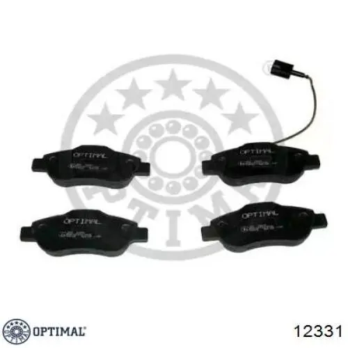 Колодки тормозные передние дисковые OPTIMAL 12331