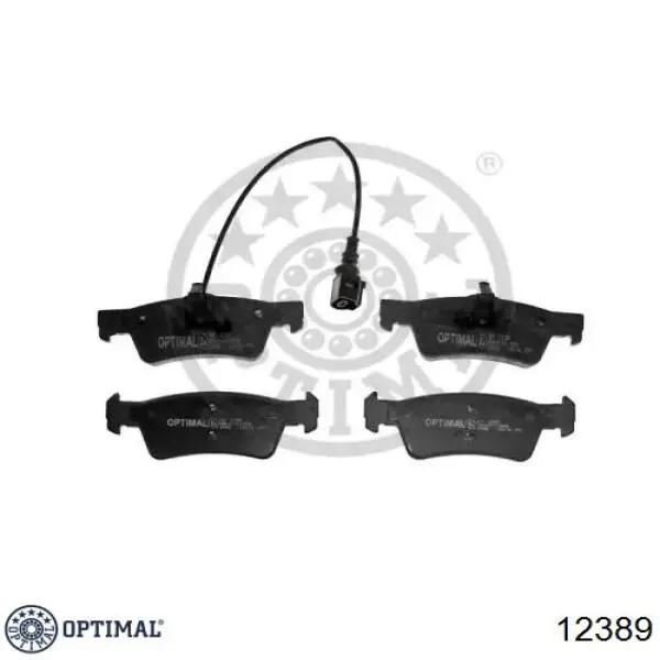 Задние тормозные колодки 12389 Optimal