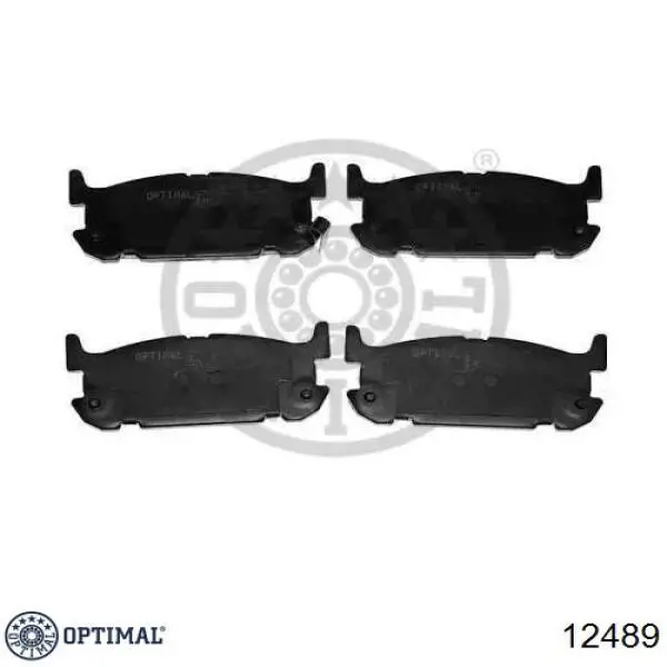 Задние тормозные колодки 12489 Optimal