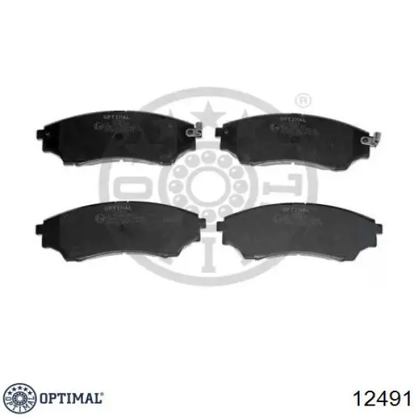 Передние тормозные колодки 12491 Optimal