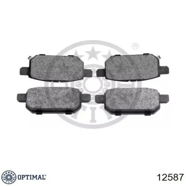 Купить 12587 Optimal Колодки тормозные задние, дисковые
