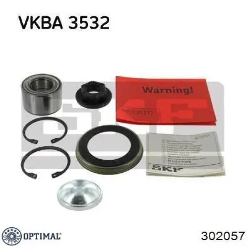 Купить 302057 Optimal Подшипник задней ступицы