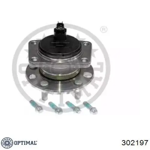 Cubo de rueda trasero 302197 Optimal