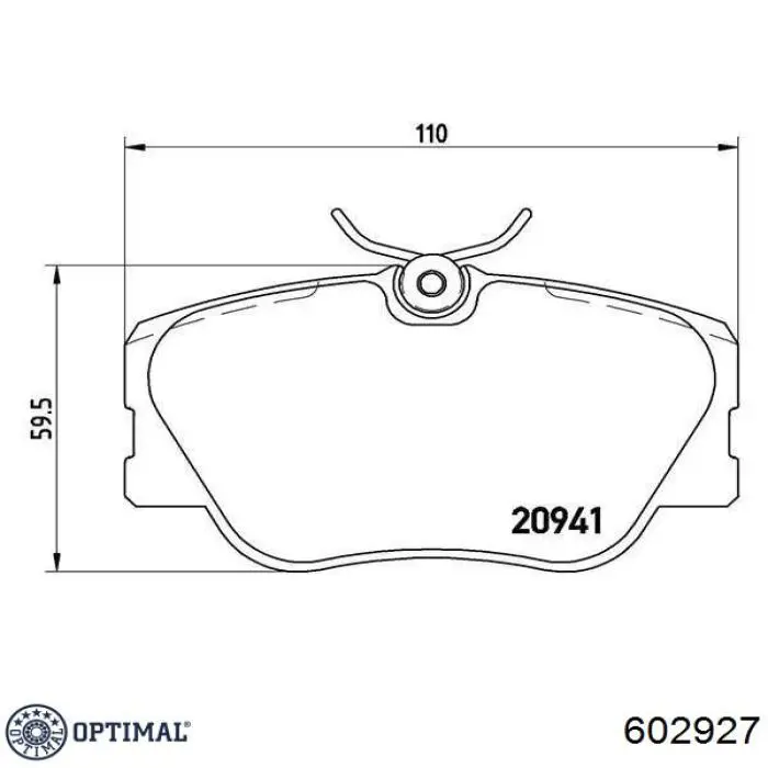 Купить 602927 Optimal Задняя шпиндель