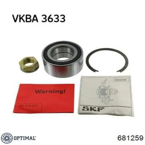 Подшипник ступицы 681259 Optimal