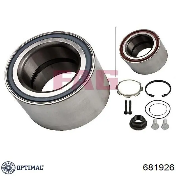 Подшипник задней ступицы 681926 Optimal