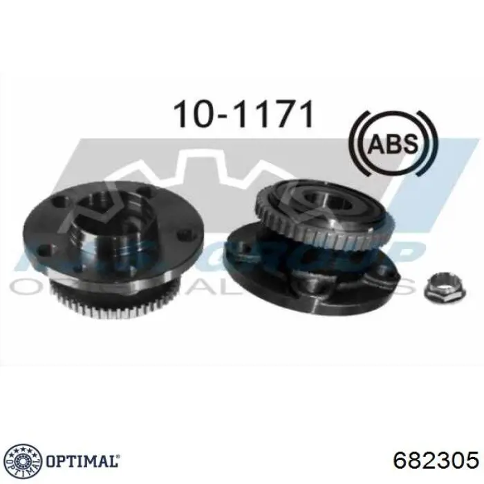Ступицы задних колес Optimal 682305 цена, от 51.67 USD