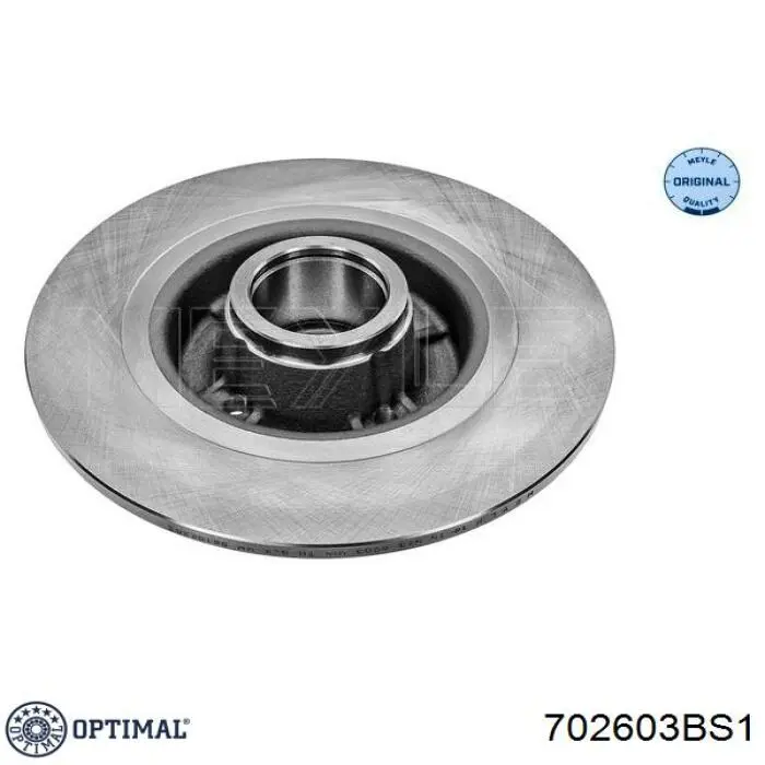Задний дисковый тормоз Optimal 702603BS1