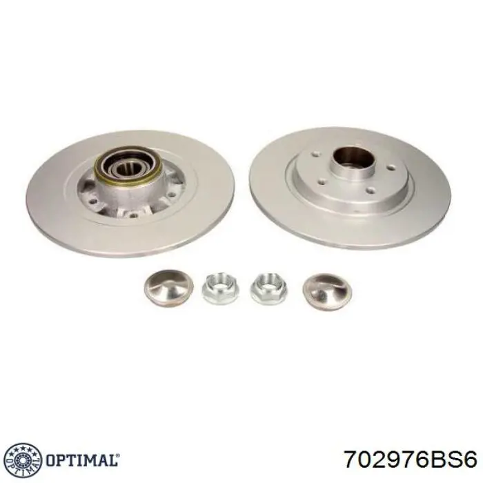 Тормозные диски 702976BS6 Optimal