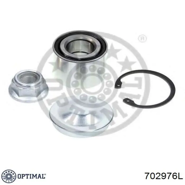 Disco de freno trasero 702976L Optimal