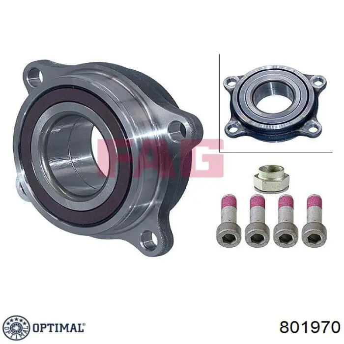 Купить 801970 Optimal Подшипник передней ступицы