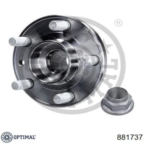 Ступицы передних колес Optimal 881737 цена, от 70.09 USD