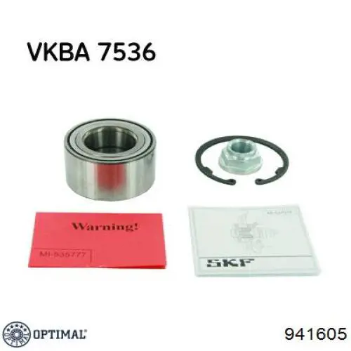 Комплект подшипника ступицы колеса Optimal 941605 цена, от 36.07 USD