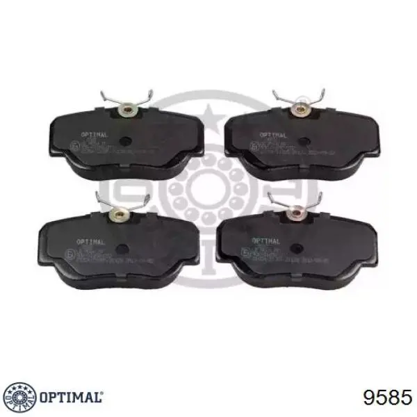 9585 Optimal колодки тормозные передние дисковые
