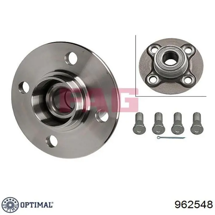 Купить 962548 Optimal Задняя шпиндель