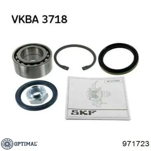 Комплект подшипника ступицы колеса Optimal 971723 цена, от 22.70 USD