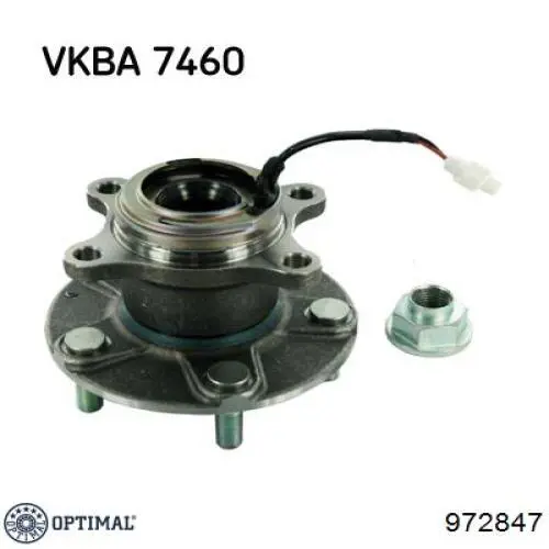 Задняя ступица 972847 Optimal