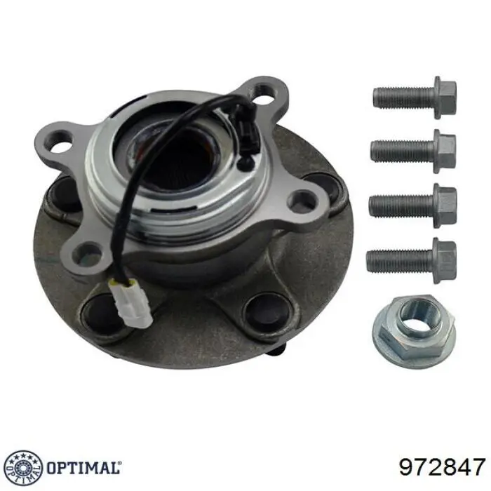 Ступица заднего колеса Optimal 972847
