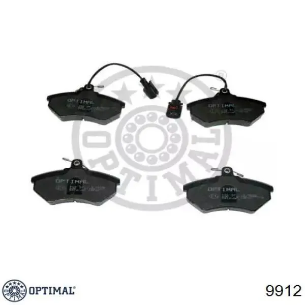 Передние тормозные колодки 9912 Optimal