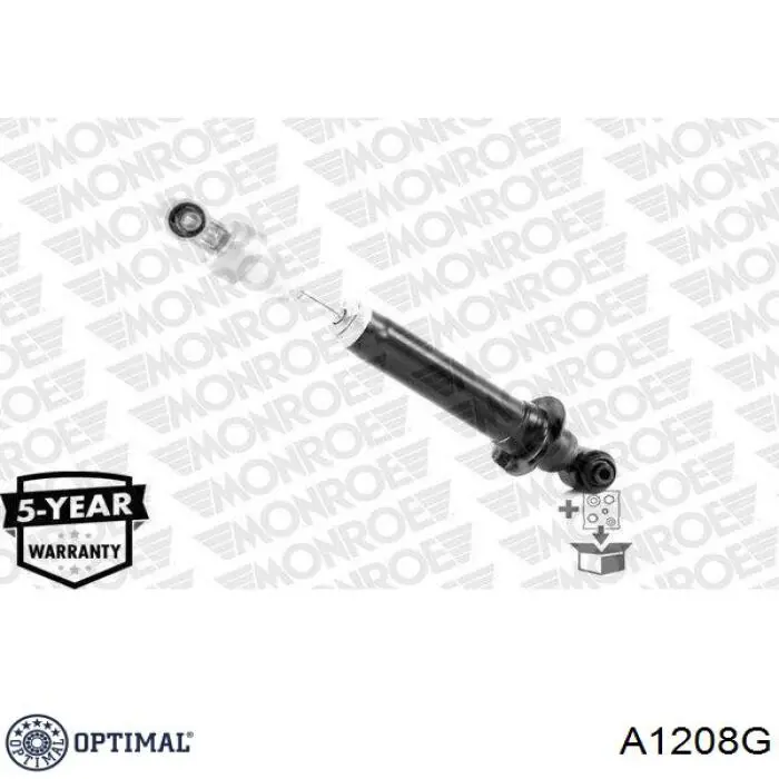 Стойка амортизатора задняя Optimal A1208G цена, от 45.98 USD