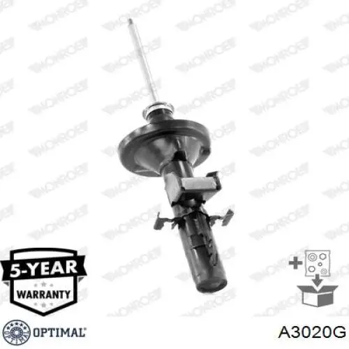 Амортизатор задний A3020G Optimal