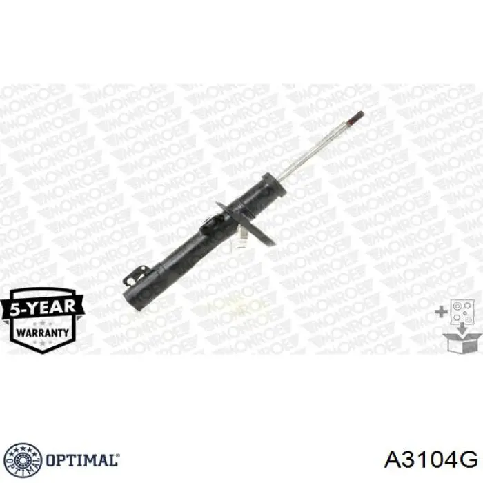 Стойка амортизатора передняя Optimal A3104G цена, от 52.28 USD