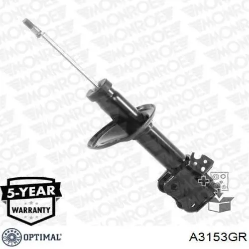 A3153GR Optimal Амортизатор передней подвески правый