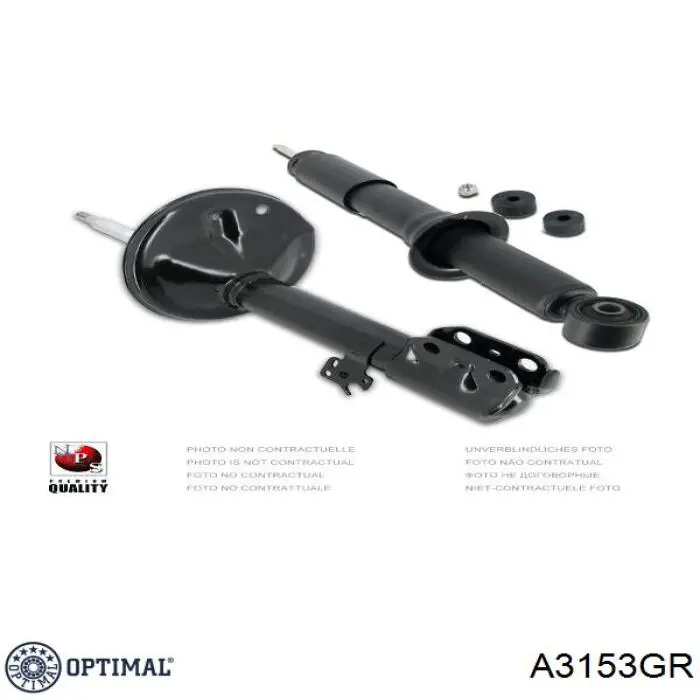 Купить A3153GR Optimal Амортизатор подвески передний правый