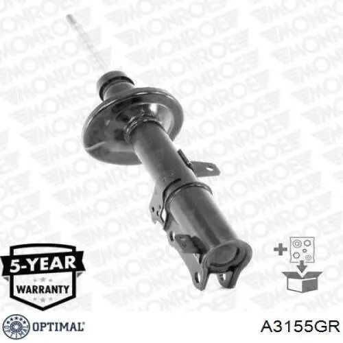 Амортизатор задний правый A3155GR Optimal