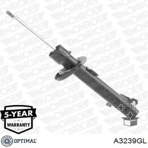Амортизатор передней подвески левой Optimal A3239GL цена, от 33.83 USD