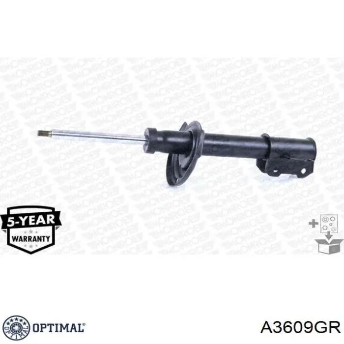 Амортизатор подвески передний левый Optimal A3609GR цена, от 43.91 USD