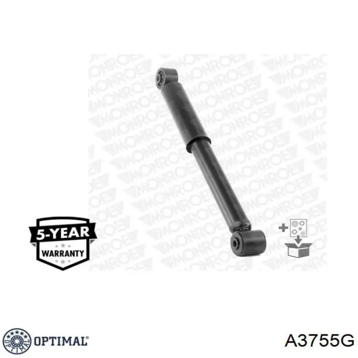 Амортизатор задний A3755G Optimal