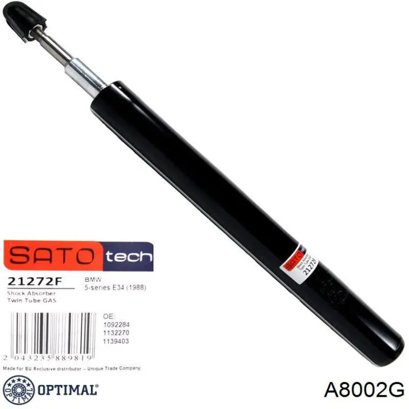 Амортизаторы передние Optimal A8002G