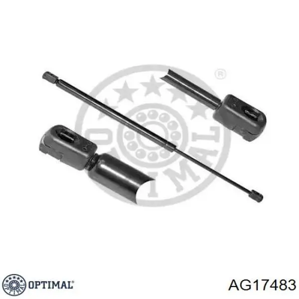 Амортизатор багажника AG17483 Optimal