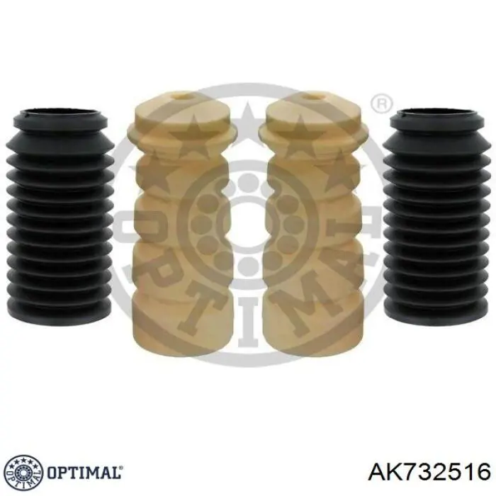 AK732516 Optimal буфер (отбойник амортизатора заднего + пыльник)