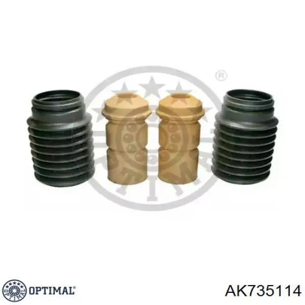 Буфер (отбойник) амортизатора заднего + пыльник AK735114 Optimal