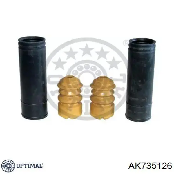 Буфер (отбойник) амортизатора заднего + пыльник AK735126 Optimal