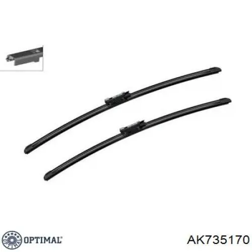 Купить AK735170 Optimal Буфер (отбойник) амортизатора переднего + пыльник