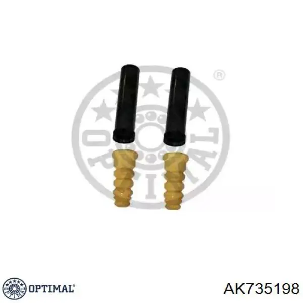 Буфер (отбойник) амортизатора заднего + пыльник AK735198 Optimal