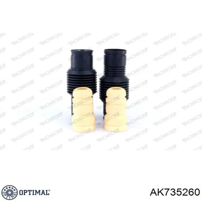 Буфер-отбойник амортизатора переднего + пыльник Optimal AK735260 цена, от 23.96 USD